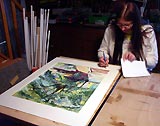 Visite de la galerie virtuelle de Jacqueline GOUBY, artiste peintre dans l'Aisne
