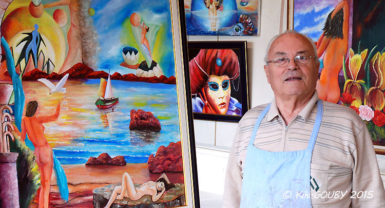 Orazio AGUNI artiste peintre &agrave; L'Epine aux bois dans l'aisne
