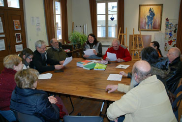 A.G. de l'association Bochages Productions les peintres de la plaine à condé en Brie, dans le sud de l'Aisne