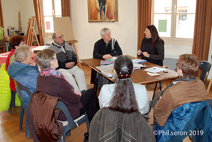 Assemblée générale de l'association Bochages Productions les peintres de la plaine à Condé en Brie dans le sud de l'Aisne