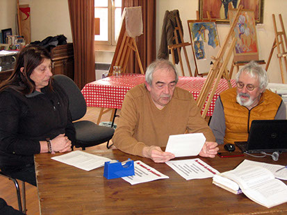 AG de l'association Bochages Productions - Les peintres de la plaine à Condé en Brie dans le sud de l'Aisne
