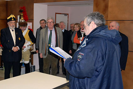 Michel DELGADO 205 eme anniversaire de la campagne de france à Marchais en Brie dans le sud de l'Aisne