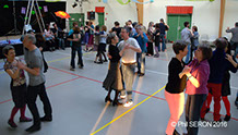 Cours de danse avant le bal d'hiver à Essômes sur Marne dans le sud de l'aisne