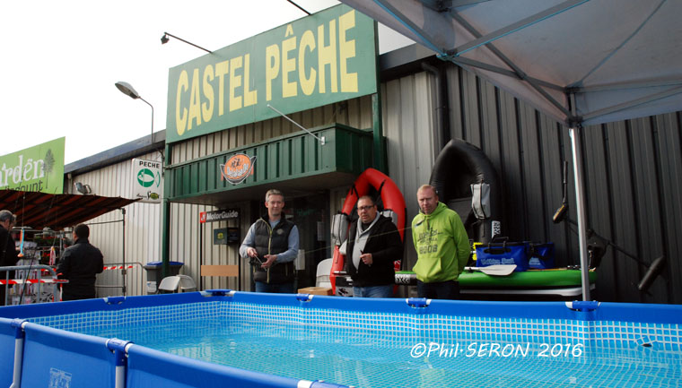 Porte ouverte chez Castel pêche à Essômes sur Marne dans le sud de l'Aisne