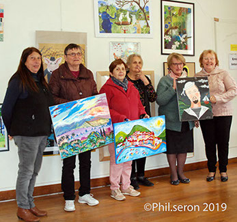 Exposition NAÏF à l'atelier libre de peinture de Condé en Brie dans le sud de l'Aisne