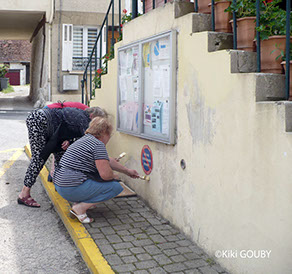 Atelier libre de peinture de Condé en Brie dans le sud de l'aisne, animé par Jacqiueline GOUBY