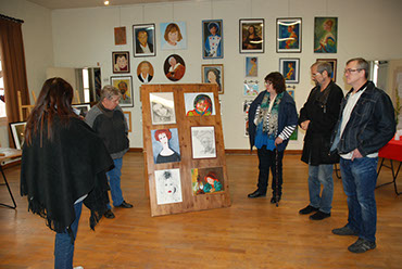 Exposition annuelle des ateliers libres de peinture de Condé en Brie, château-Thierry, chézy sur Marne dans le sud de l'Aisne