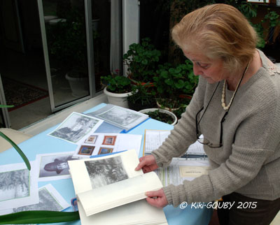 Nicole JOBE prépare l'Exposition Fernand Pinal à charly sur Marne dans l'aisne les 30 et 31 mai 2015