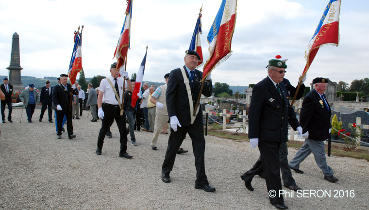 Cérémonie de libération de Charly sur Marne dans le sud de l'Aisne