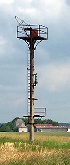 Phare aéronautique de la Chaise dans le sud de l'Aisne