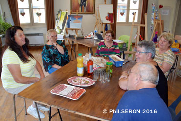 Pig art à l'atelier libre de peinture de Condé en Brie dans le sud de l'Aisne