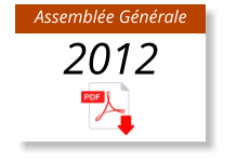 Assemblée Générale 2012