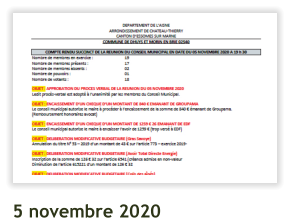 5 novembre 2020