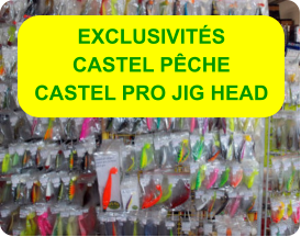 EXCLUSIVITÉS CASTEL PÊCHE CASTEL PRO JIG HEAD