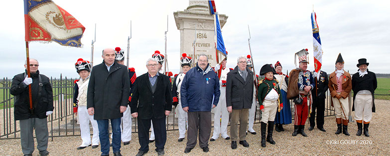 Vive l'Empereur à la colonne Marchais - Montmirail dans le sud de l'Aisne
