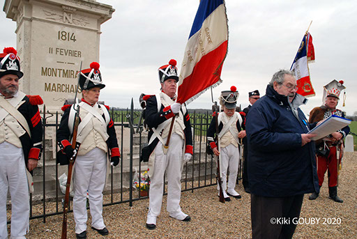 Vive l'Empereur à la colonne Marchais - Montmirail dans le sud de l'Aisne