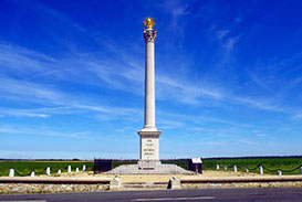 Vive l'Empereur à la colonne Marchais - Montmirail dans le sud de l'Aisne