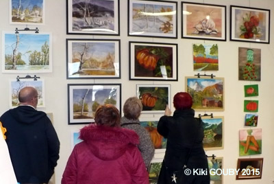 Exposition des ateliers libres de peinture animés par Jacqueline Gouby dans l'Aisne