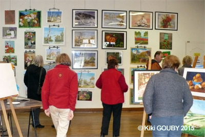 Exposition des ateliers libres de peinture animés par Jacqueline Gouby dans l'Aisne