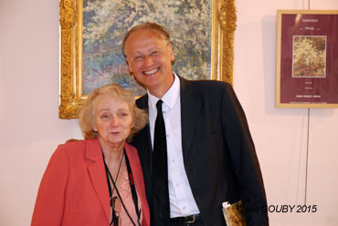 Nicole JOBE et Noël CORET auteurs de l'Exposition Fernand PINAL à Charly sur Marne dans l'Aisne