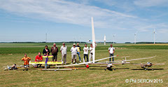 Rencontre planeurs aux Ailes Carlésiennes, aéromodélisme à charly sur Marne dans l'Aisne