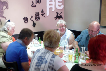 Repas de fin d'année des ateliers libres de peinture de Condé en Brie et Château-Thierry dans l'Aisne